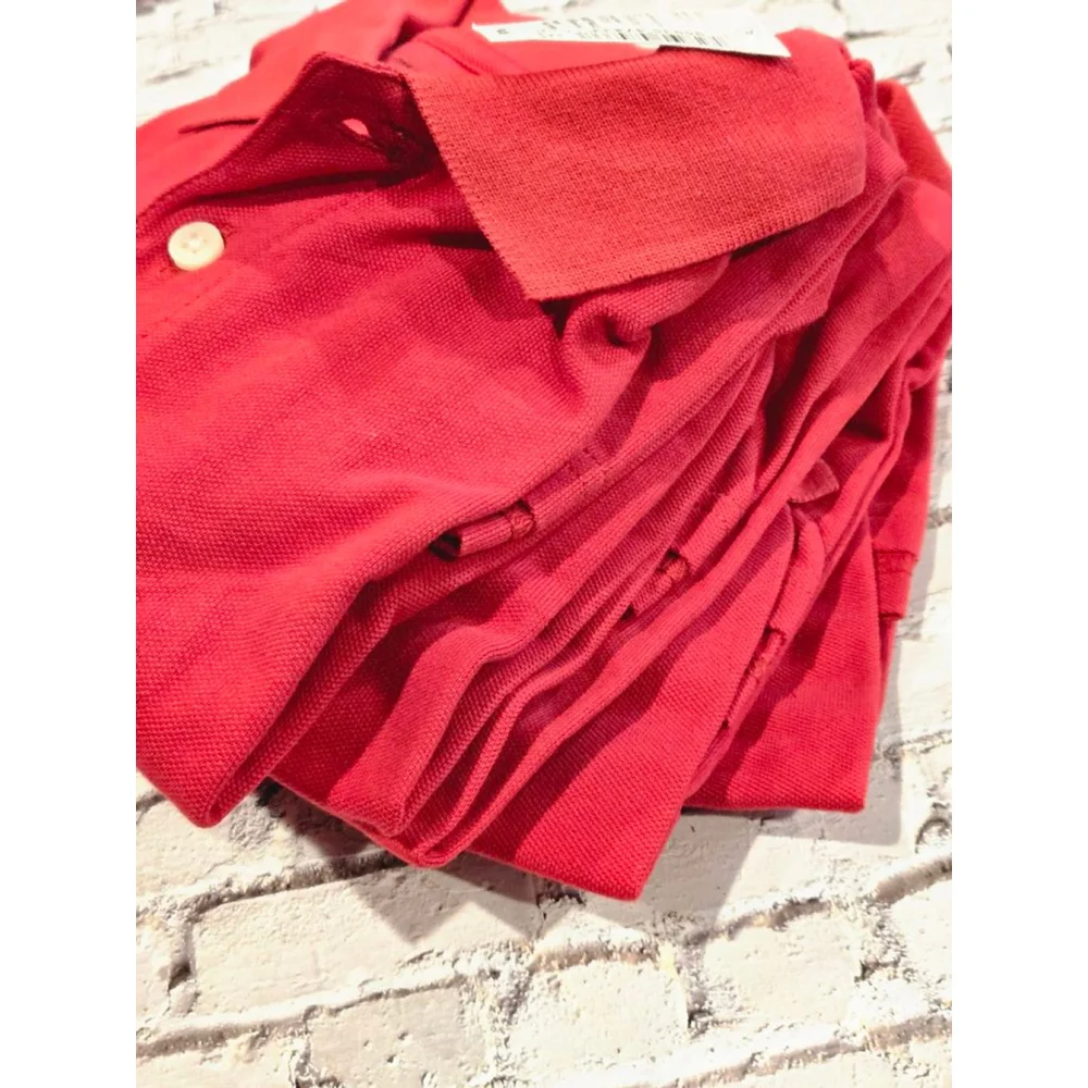 The Children's Place Red Polo Shirt 10/12 Red, HUSKY, NWT, Includes all 5 polos